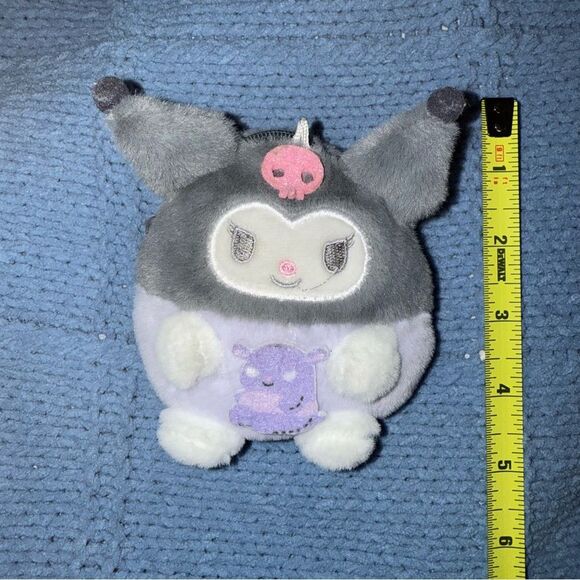 Sanrio Kuromi Plushy Pouch with zipper at top, no tags or packaging. - Picture 5 of 6